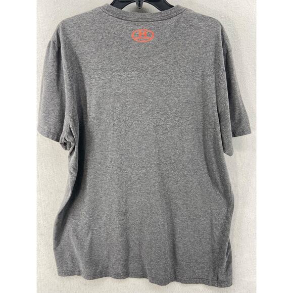 Under‎ Armour T-Shirt Mens Sz 2XL Gray Loose Fit Heat Gear I HUNT Short Sleeve - Picture 6 of 9
